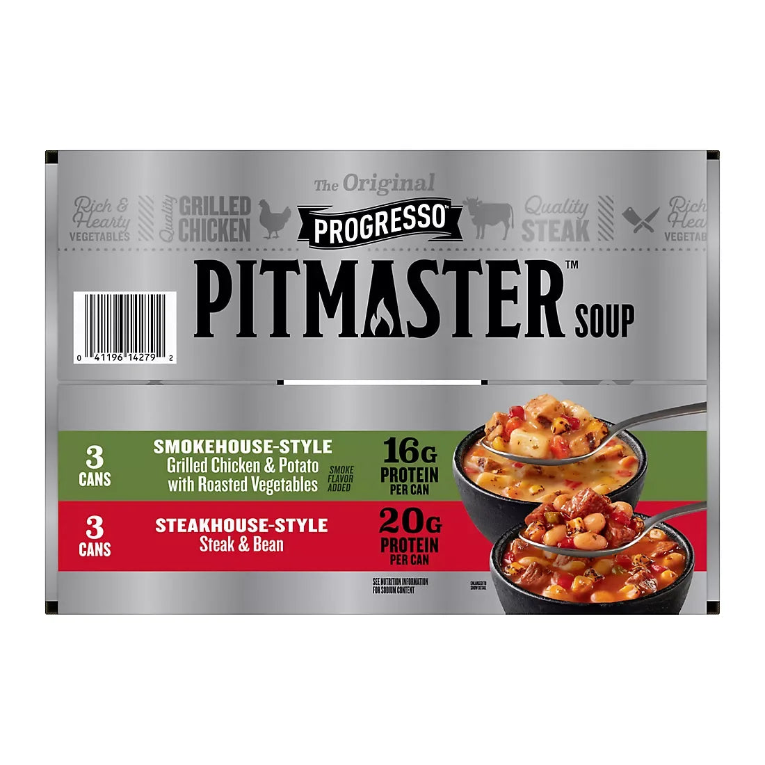 Progresso Pitmaster Soup Variety Pack, Cans, 6 pk. - USA MEGA SHOP