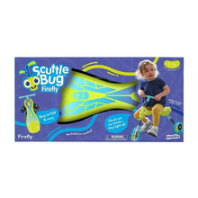 Foldable 3-wheel trike retail box, yellow with LED lights