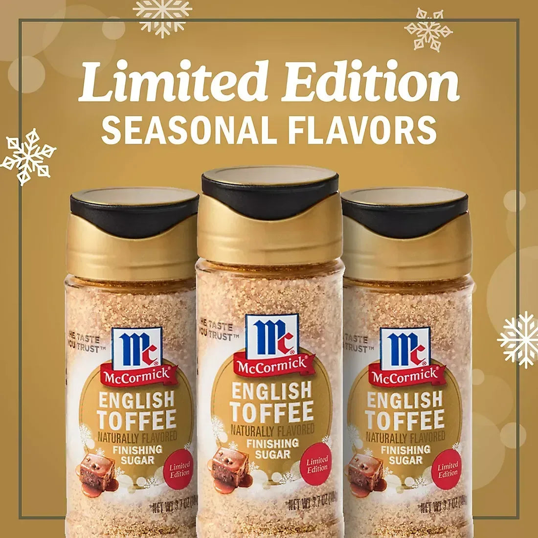 McCormick Holiday Finishing Sugars Variety Pack, 3 pk.