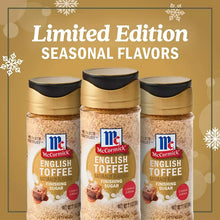 Limited edition seasonal flavors finishing sugar canisters, three-pack