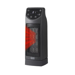 BLACK+DECKER Oscillating Ceramic Desktop Heater with Remote, 1500W Space Heater and Fan Combo - USA MEGA SHOP