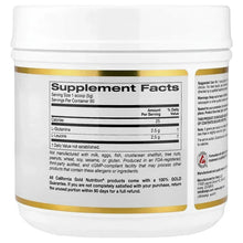 Supplement jar back label with Supplement Facts and ingredient information.