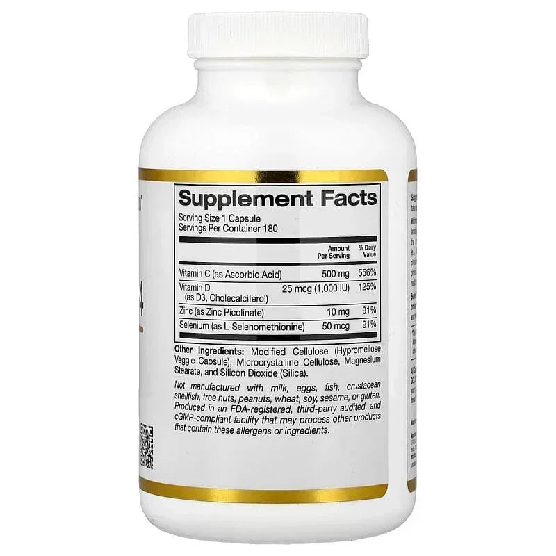 California Gold Nutrition, Immune Complex 4