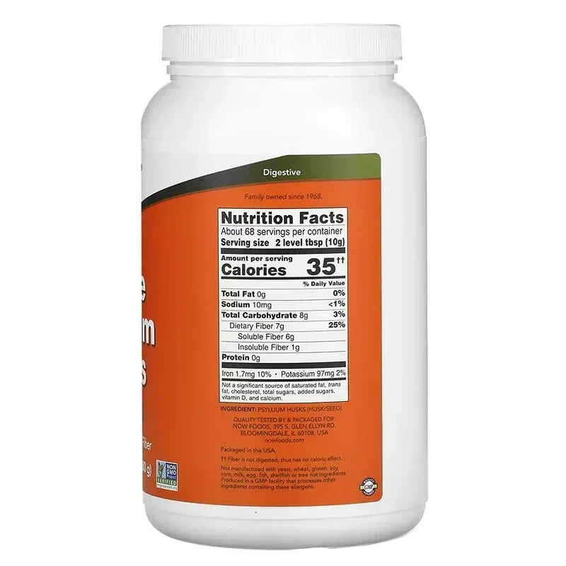 NOW Foods, Whole Psyllium Husks