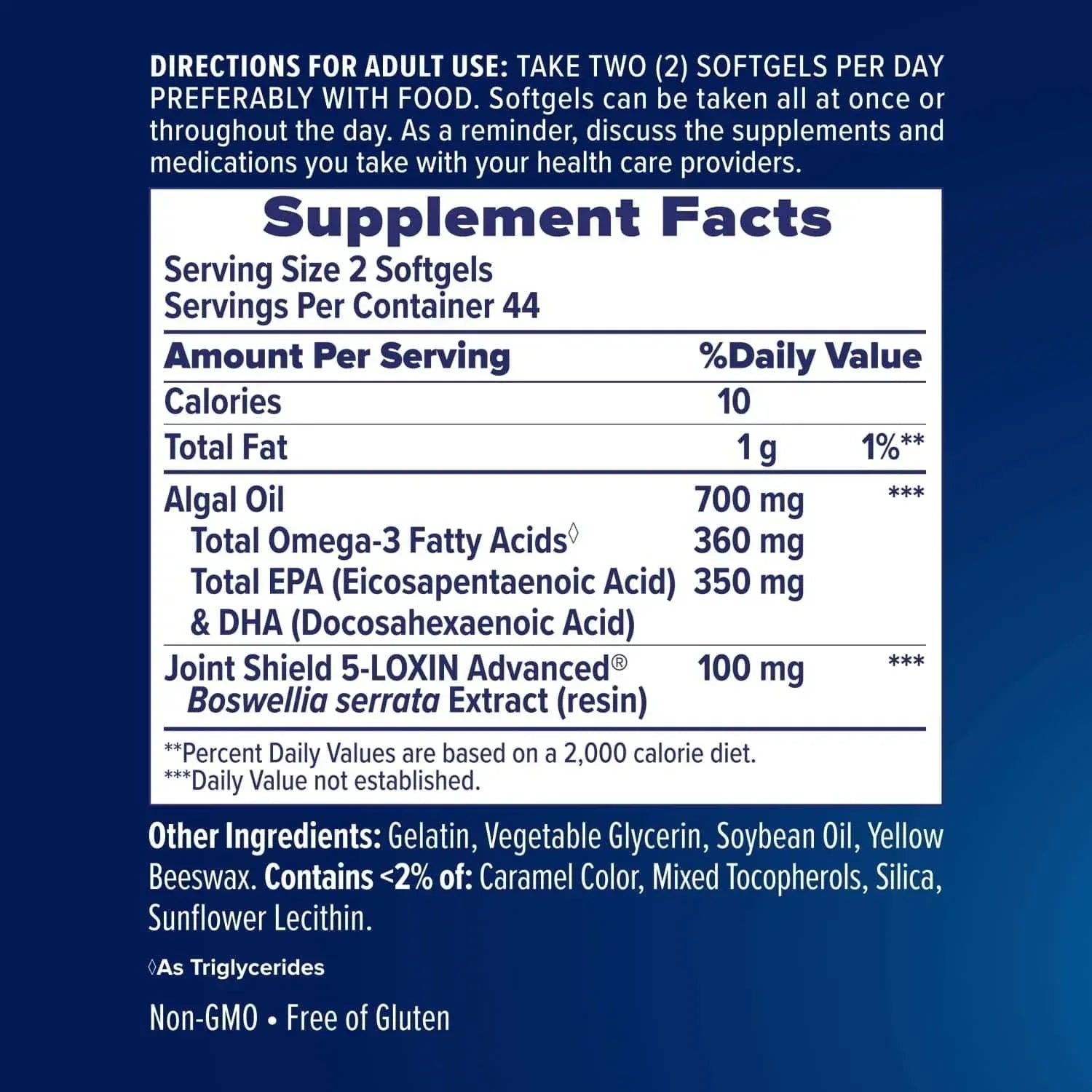 Osteo Bi-Flex Advanced Omega-3 Joint Complex Joint Support Supplement, Softgels, 88 Count
