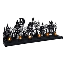 Berkley Jensen Metal Halloween Candle Holder with LED T-lights