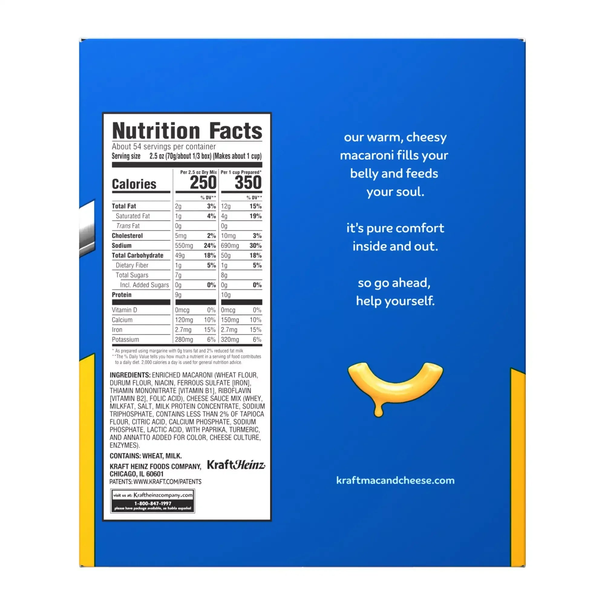Kraft Original Mac & Cheese Macaroni and Cheese Dinner, 18 ct./7.25 oz. - USA MEGA SHOP
