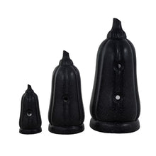 Berkley Jensen Halloween Nesting Black Pumpkins, 3 Pc.