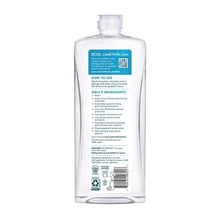 ECOS free & clear dish soap bottle back label with barcode and ingredients
