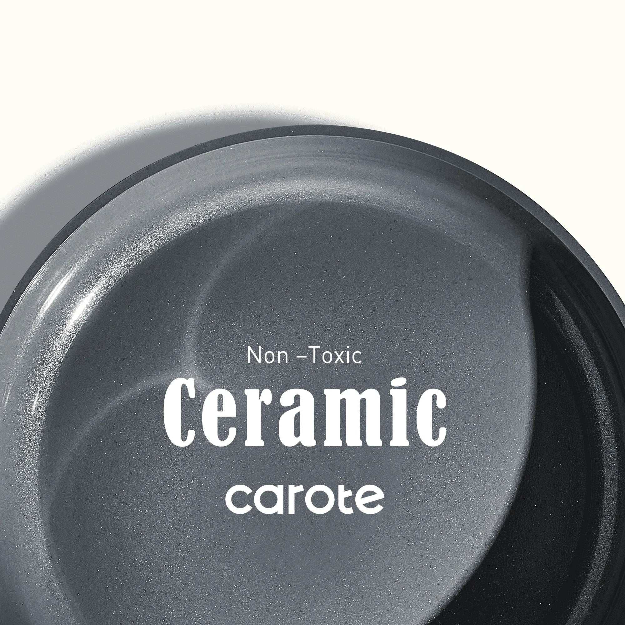 Carote Nonstick Frying Pan Set, 9.5" & 11" Skillets, Induction Compatible, Easy to Clean, Blue