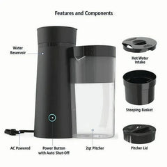 Mainstays 2-Quart Iced Tea and Iced Coffee Maker, 8-Cup