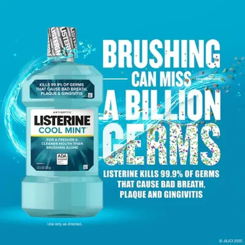 Listerine Cool Mint Antiseptic Mouthwash (1.5L, 2 Pk.)