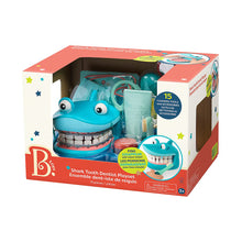 B. toys Shark Tooth Dentist Playset Pretend Play Set