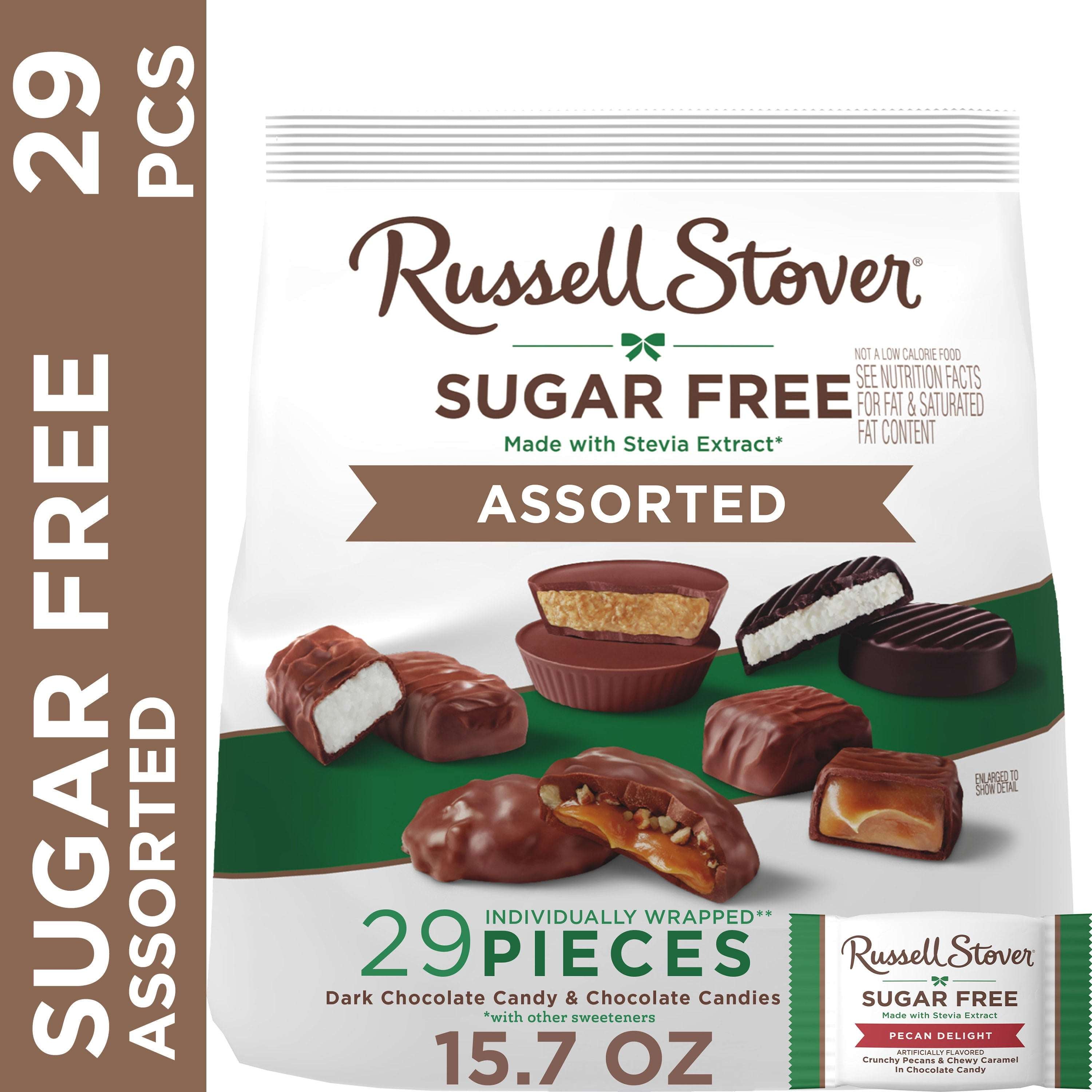 RUSSELL STOVER Sugar Free Assorted Chocolate Candy, 15.7 oz. bag