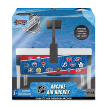 NHL arcade air hockey collectible desktop set box with power airflow and light