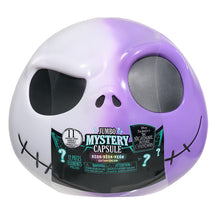 Jumbo mystery capsule toy skull face with white and purple shell, large eyes, stitched grin