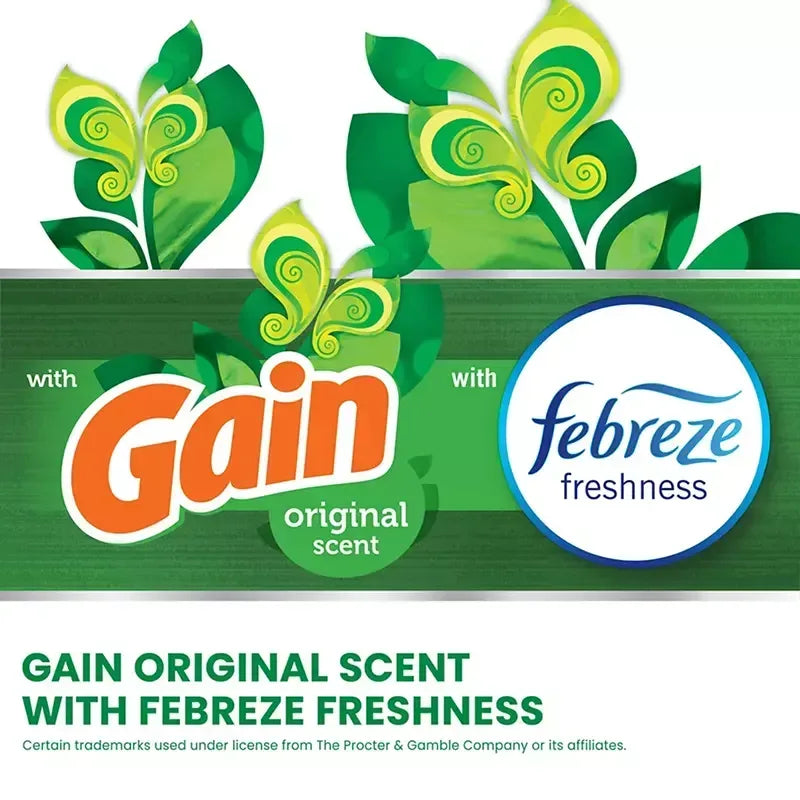Glad ForceFlex MaxStrength Tall Kitchen Trash Bags - Gain Original with Febreze Freshness, 120 ct./13 gal.