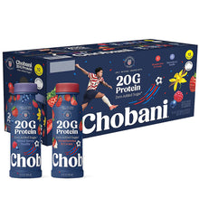 Chobani 20g Protein Drink, Strawberries & Cream, Mixed Berry Vanilla, Club Pack, 12 pk./10 fl. oz.
