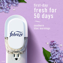 Febreze PLUG In Air Freshener, Twilight Lavender + Linen & Sky Scents, Warmer + 5 Refills