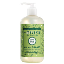 Mrs. Meyer's Clean Day hand soap bottle, Iowa Pine scent, 12.5 fl oz