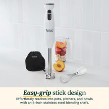 Cuisinart Smart Stick Immersion Blender with Whisk, Storage Bag, and Mixing Cup