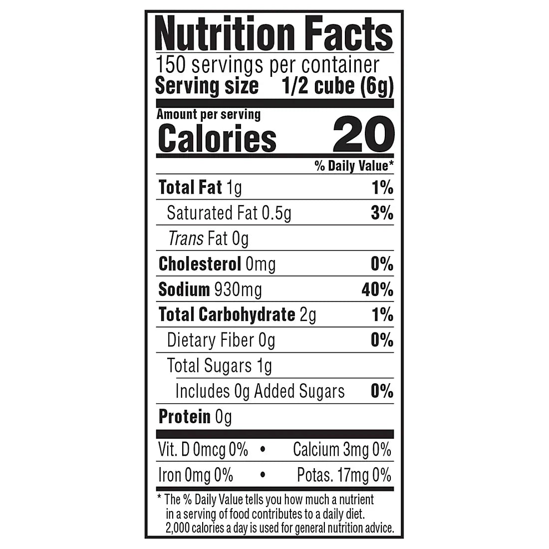 Wellsley Farms Chicken Flavored Bouillon Cubes, 75 ct. - USA MEGA SHOP