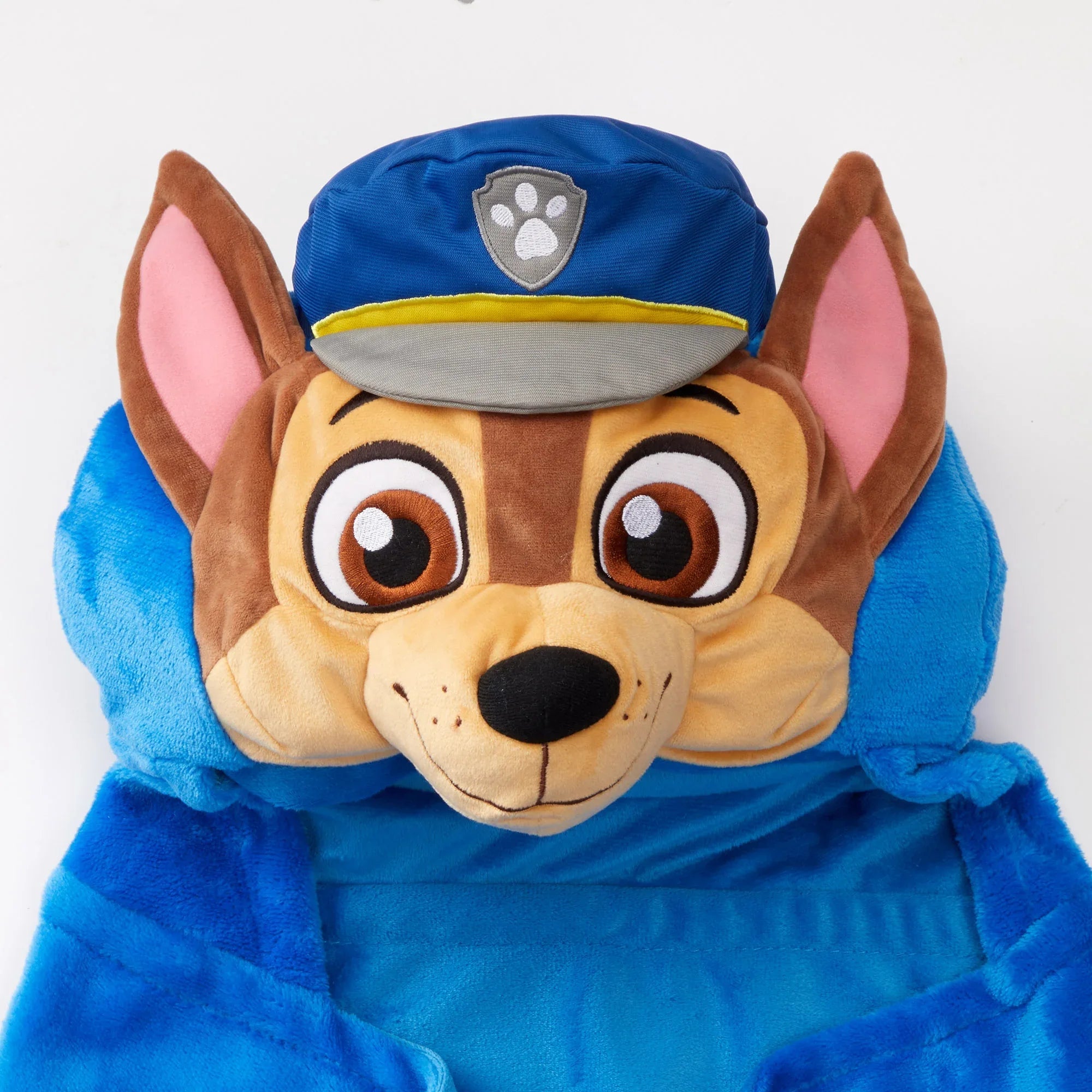 PAW Patrol Chase Kids Hooded Throw, Wearable Plush, Blue
