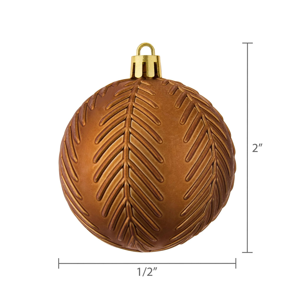 50-Count Brown Shatterproof Ball Christmas Ornaments, by Holiday Time - USA MEGA SHOP
