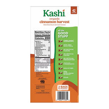 Kashi Organic Cinnamon Harvest Cereal, Four Simple Ingredients, 100% Whole Grain, 7g Protein, 42 oz.