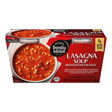 Blount's Family Kitchen Lasagna Soup With Italian Sausage, 9g Protein, Microwavable Cups, 2 pk./24 oz.