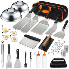 18PCS Griddle Accessories Kit,Flat Top Grill Accessories Set for Blackstone,Stainless Steel Grill Set