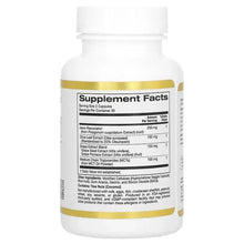 Supplement Facts panel on bottle with trans-Resveratrol and olive leaf amounts