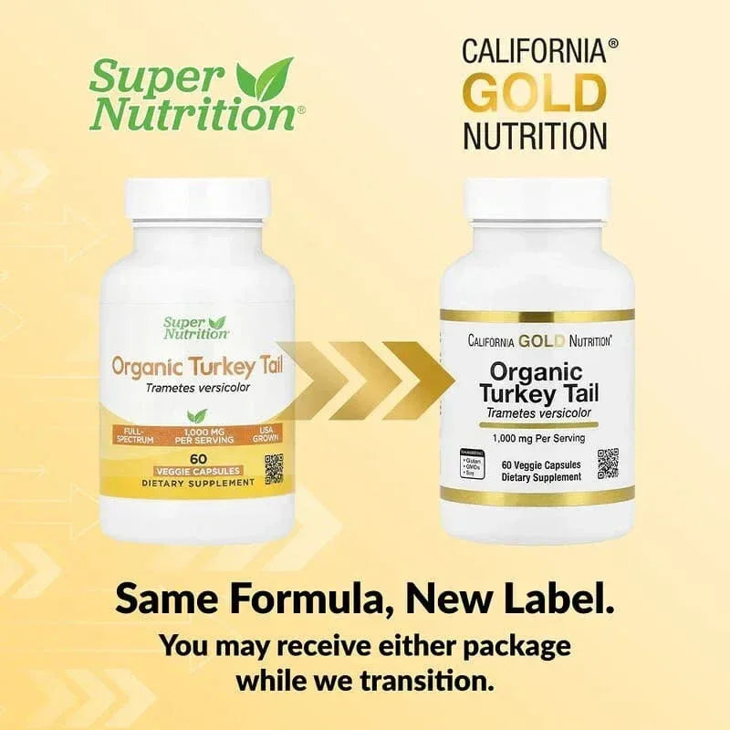 California Gold Nutrition, Organic Mushroom, 60 Veggie Capsules (0.5 g per Capsule) - USA MEGA SHOP