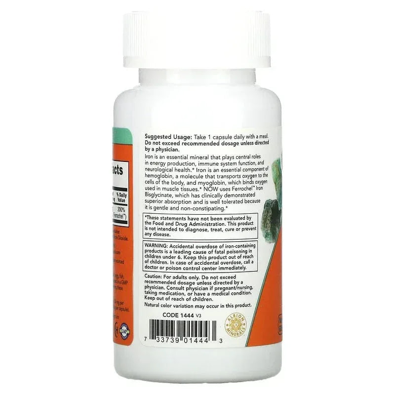 NOW Foods, Iron, 18 mg & 36 mg