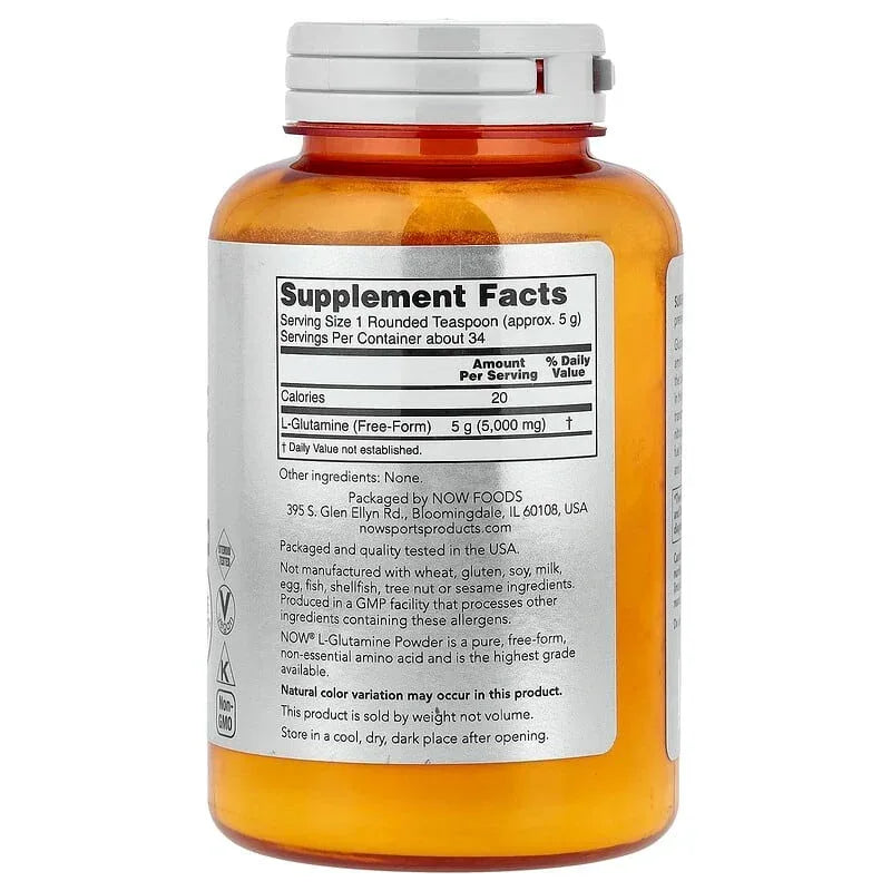 NOW Foods, Sports, L-Glutamine Powder