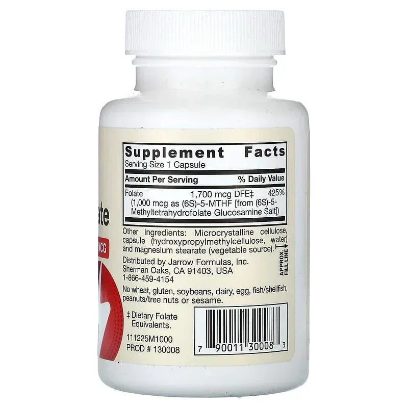 Jarrow Formulas, Vegan Methyl Folate