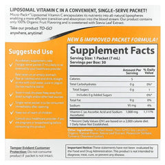 Aurora Nutrascience, Micro-Pack+®, Liposomal Vitamin C