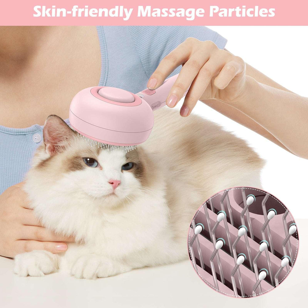 BEBANG Cat Steam Brush 3 in 1, One-Click Hair Removal Brush with Steam for Cats and Dogs - USA MEGA SHOP