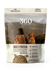 360 Pet Nutrition Multi Protein Flavor Freeze Dried Dog Food