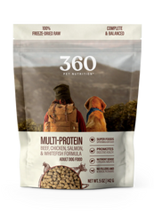 360 Pet Nutrition Multi Protein Flavor Freeze Dried Dog Food