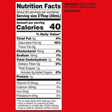 Horizon Organic Half and Half, Pasture-Raised, USDA Organic, Non-GMO, Half Gallon Carton, 64. fl. oz.