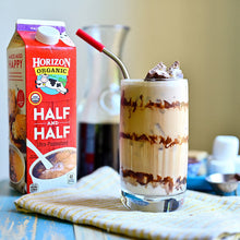 Horizon Organic Half and Half, Pasture-Raised, USDA Organic, Non-GMO, Half Gallon Carton, 64. fl. oz.