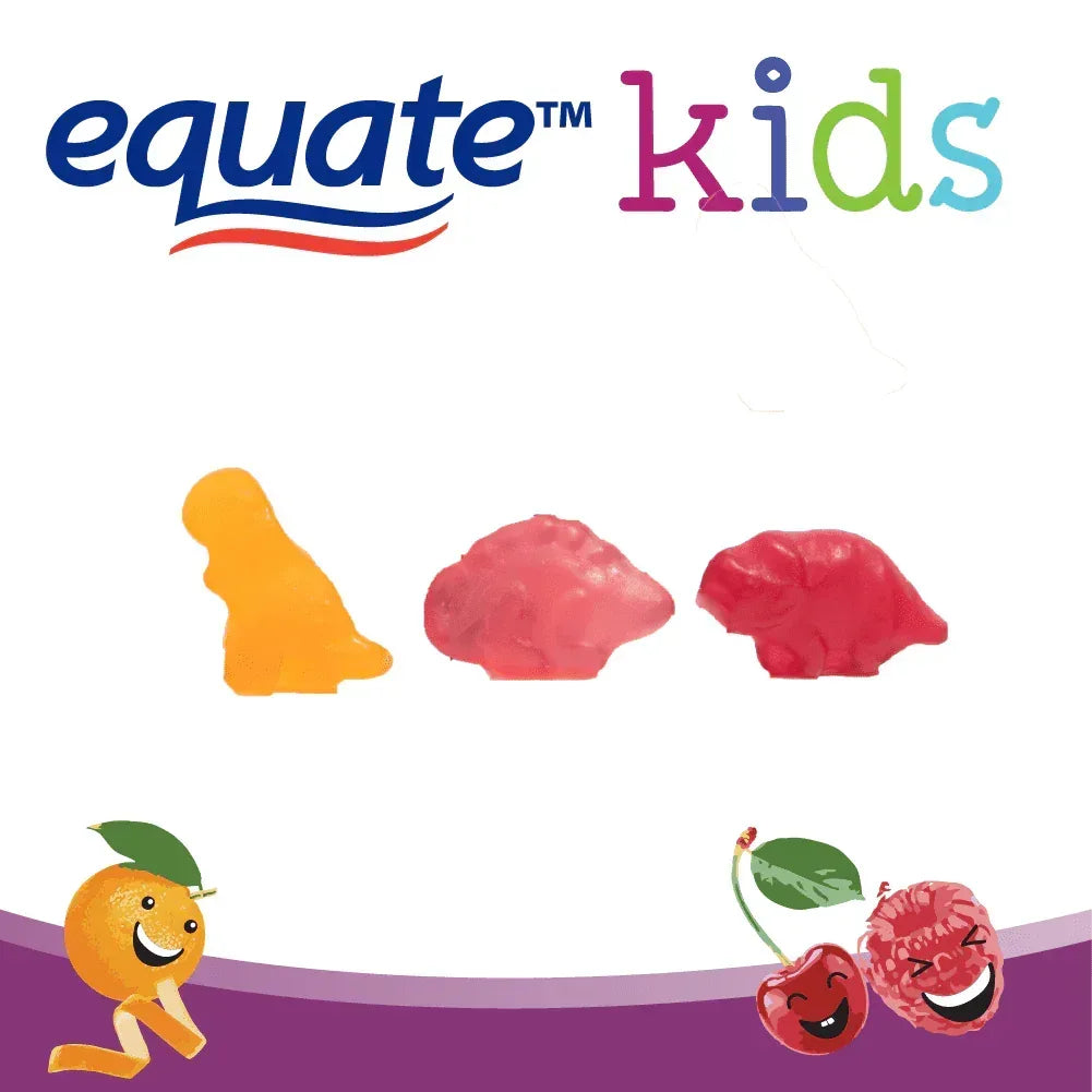 Equate Kids' Multivitamin + Immune Dietary Supplement Gummies, Natural Fruit, 150 Count