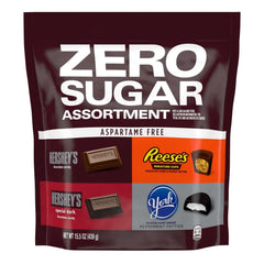 Hershey's, Reese's And York Zero Sugar Assorted Flavored Candy, Variety Bag 15.5 oz
