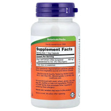 Olive leaf extract supplement bottle, Supplement Facts panel, 1 veg capsule serving