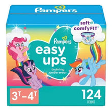 Training underwear box for girls with Pampers easy ups soft comfiyFIT, 124 count