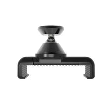 Magnetic dash mount bracket with central knob and grips