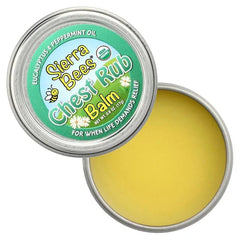Sierra Bees, Chest Rub Balm, Eucalyptus & Peppermint, 0.6 oz (17 g)