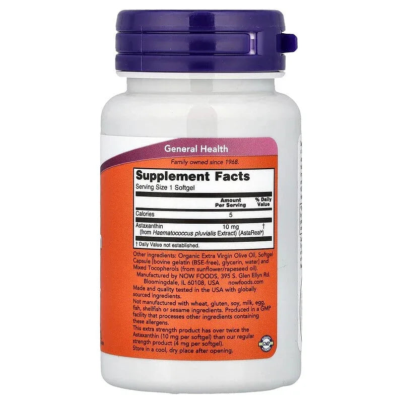 NOW Foods, Astaxanthin - USA MEGA SHOP