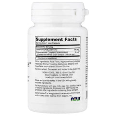 NOW Foods, Solutions, Glutathione Skin Brightenerâ„¢, 30 Veg Capsules - USA MEGA SHOP